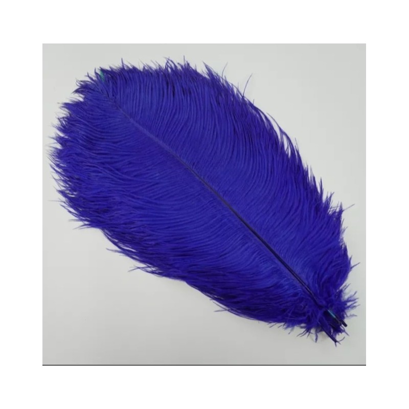 Straussenfeder royalblau
