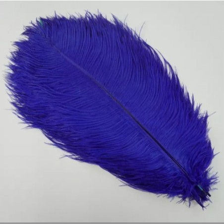 Straussenfeder royalblau