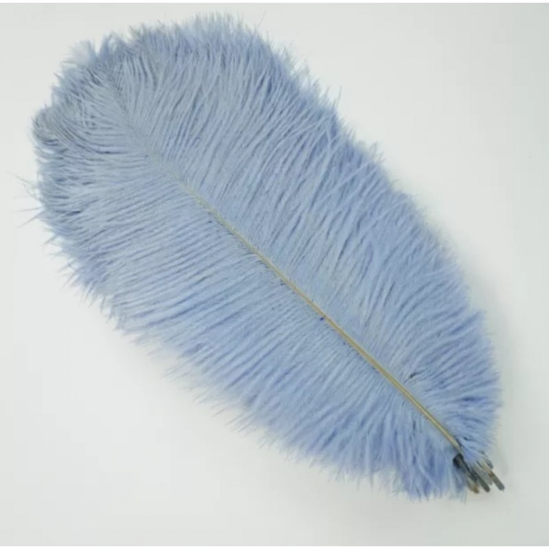 Straussenfeder hellblau