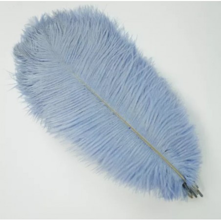 Straussenfeder hellblau