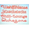 Schablone Wohlfühloase
