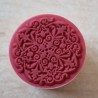 Holz Stempel rund  filigrane Muster