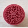 Holz Stempel rund  filigrane Muster