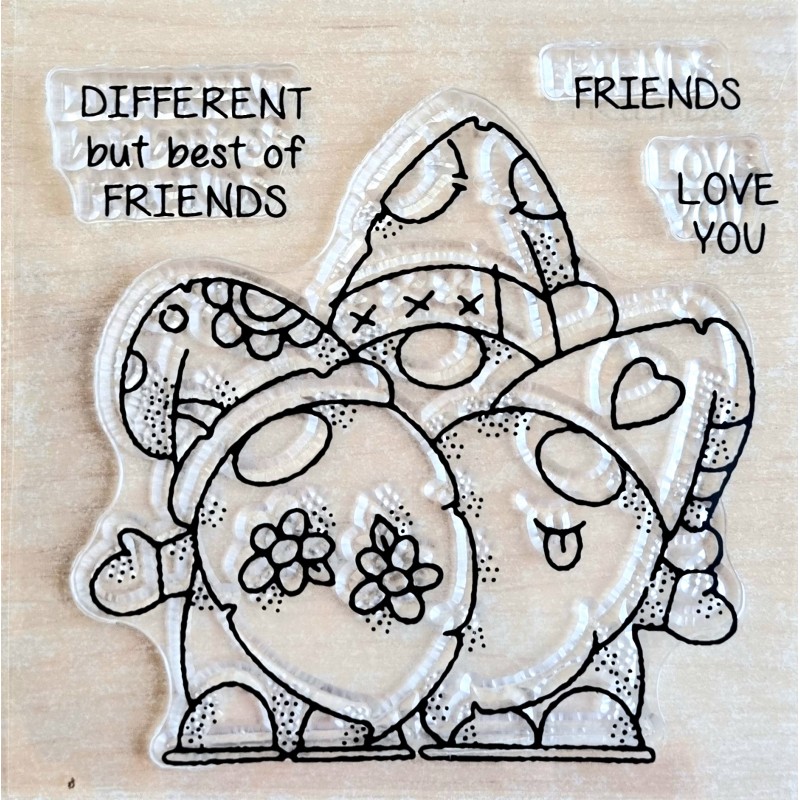 Clear Stamps Drei Wichtel