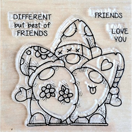 Clear Stamps Drei Wichtel