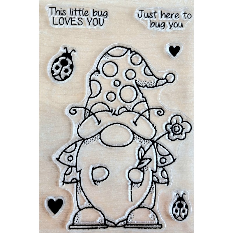 Clear Stamps Wichtel/Marienkäfer