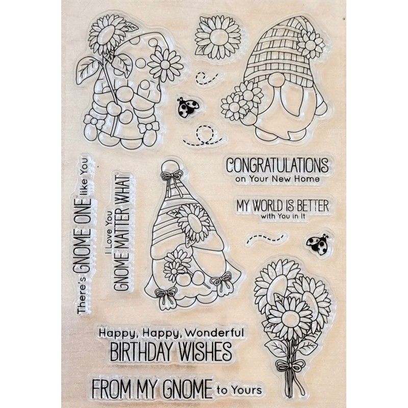 Clear Stamps Wichtel/Blumen