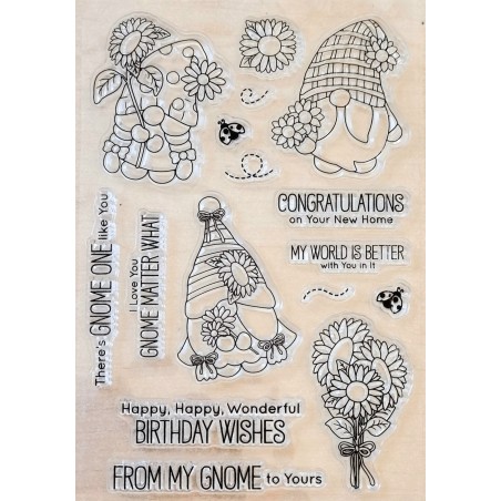 Clear Stamps Wichtel/Blumen