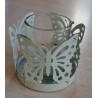 Windlicht Schmetterling creme