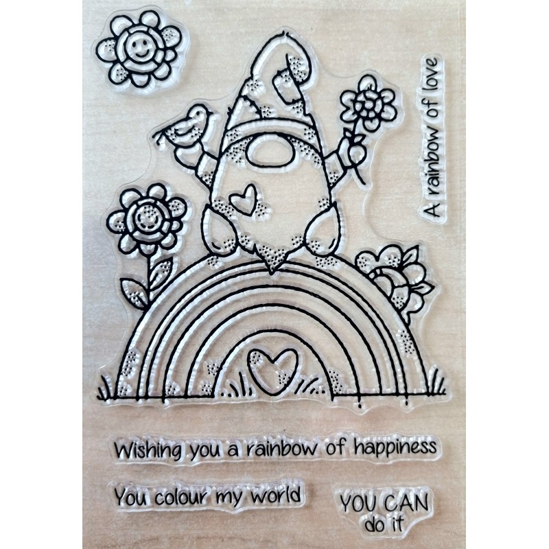 Clear Stamps Wichtel/Regenbogen