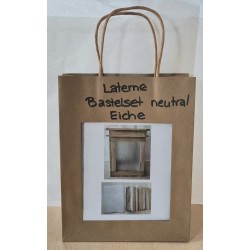 Bastelset Laterne neutral Eiche