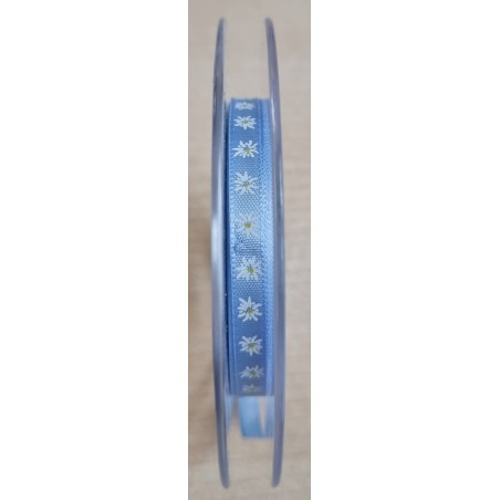 Dekoband Edelweiss hellblau