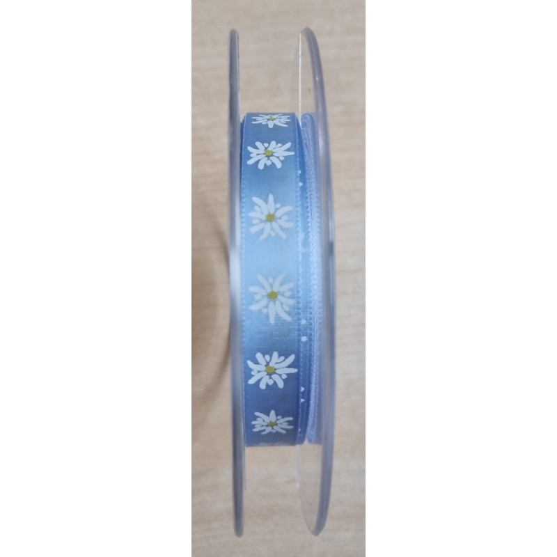 Dekoband Edelweiss hellblau