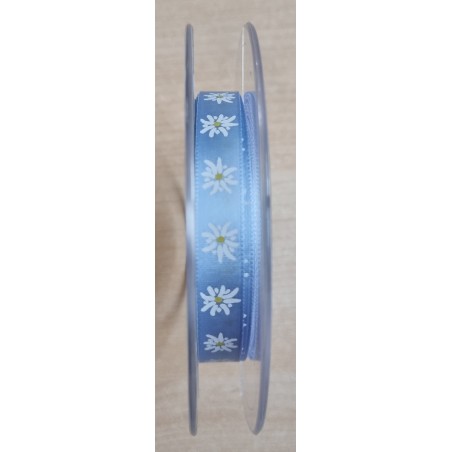 Dekoband Edelweiss hellblau