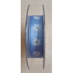 Dekoband Edelweiss hellblau