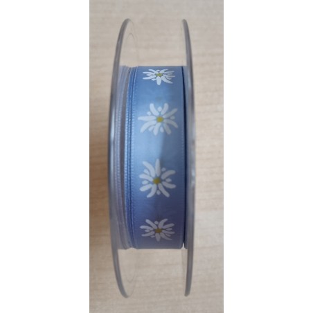 Dekoband Edelweiss hellblau