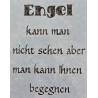 Schablone Engel....