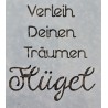 Schablone Träumen/Flügel