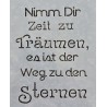 Schablone Nimm Dir Zeit....
