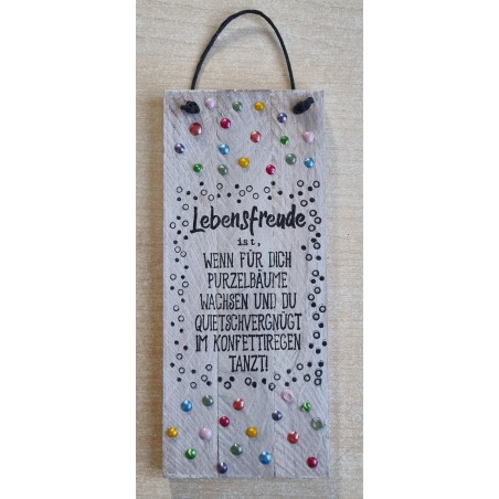 Mini Schild Lebensfreude.....