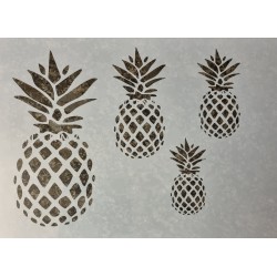 Schablone Ananas