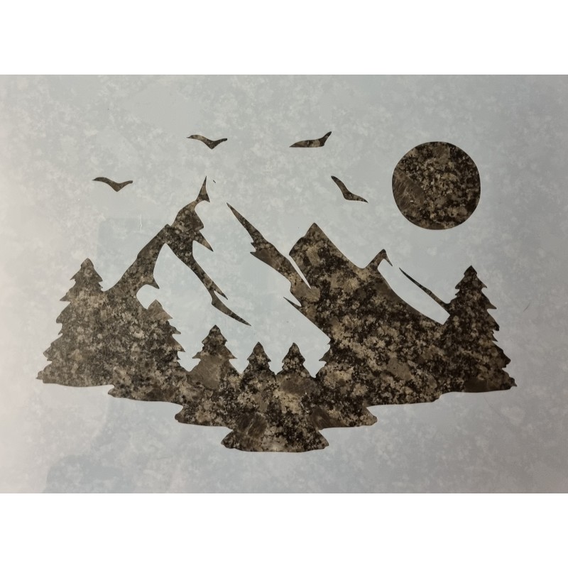 Schablone  Berge