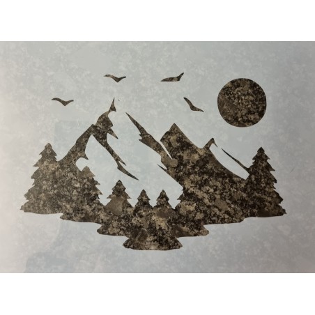 Schablone  Berge