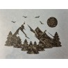 Schablone  Berge