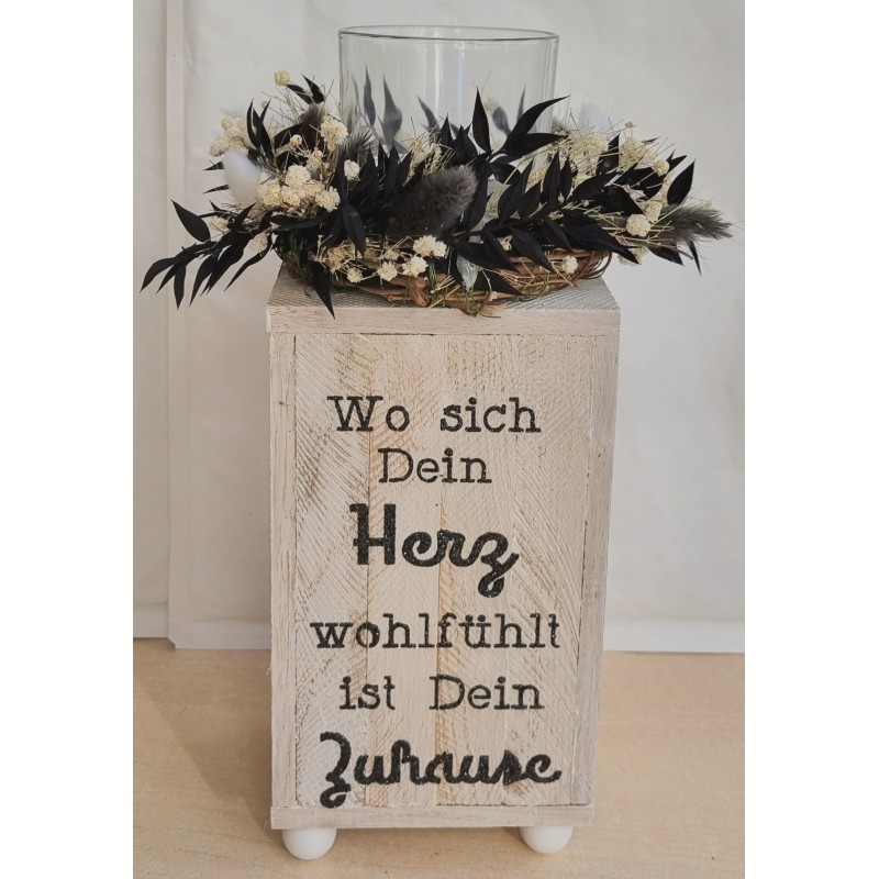 Teelicht Trockenblumen