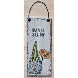 Mini Schild Danke Schön/Wichtel