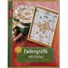 Fadengrafik mit Perlen