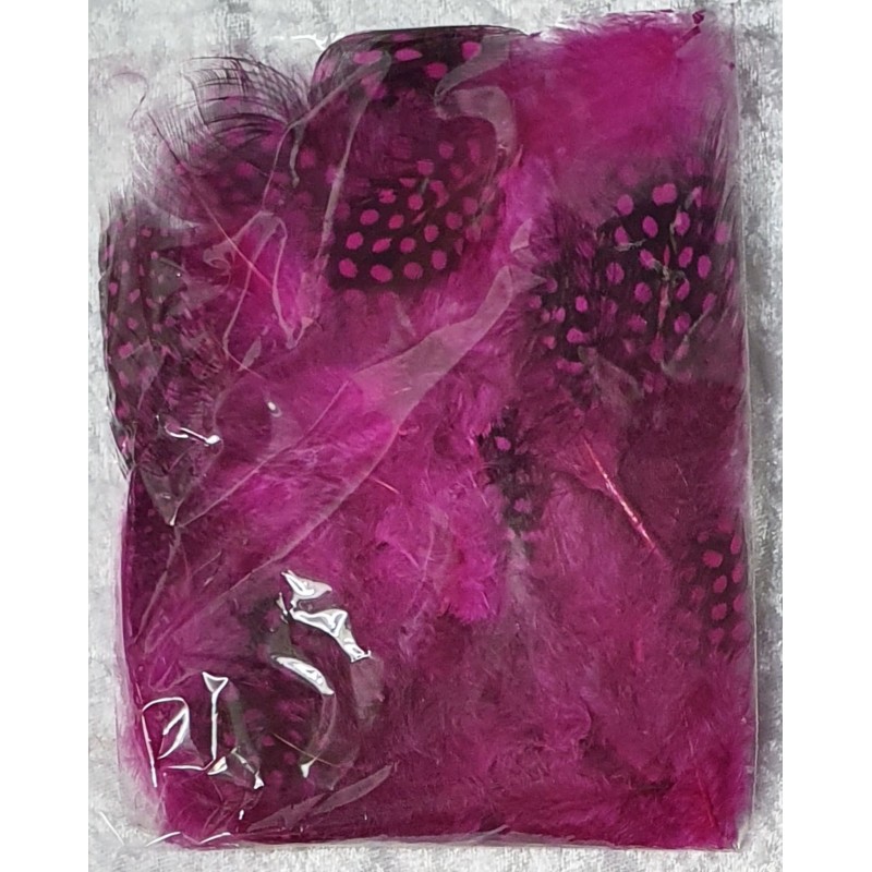 Dekofedern pink