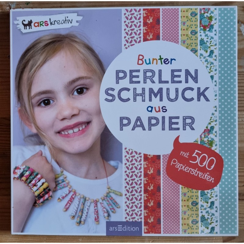 Bunter Perlenschmuck aus Papier