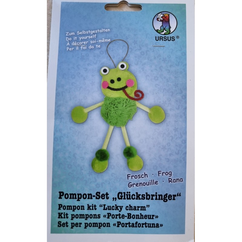 Bastelset Pompon Frosch