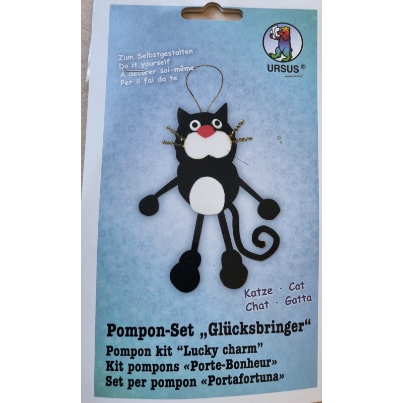 Bastelset Pompon Katze