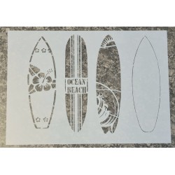 Schablone Surfbretter