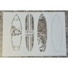 Schablone Surfbretter
