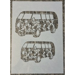 Schablone VW Bus
