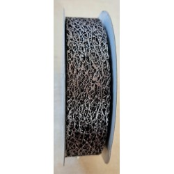 Dekoband silber/grau metallic
