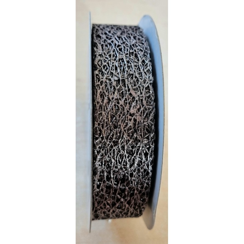 Dekoband silber/grau metallic