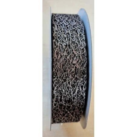 Dekoband silber/grau metallic