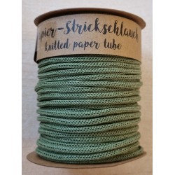 Papier-Strickschlauch olive