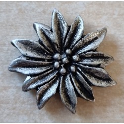 Kunststoff Edelweiss altsilber