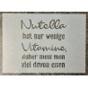 Schablone Nutella