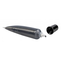 Perlen Pens schwarz/antik-silber/2× weiss