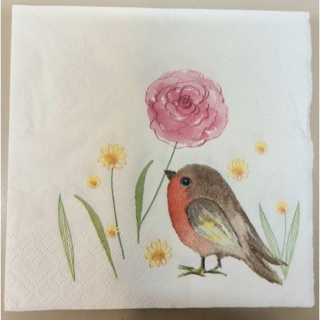 Serviette Vogel