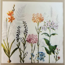 Serviette Blumenwiese bunt