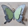 Metall Schmetterling hellgrün