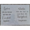 Schablone Liebe/Ewigkeit