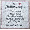 Serviette "Mein Lieblingsrezept"